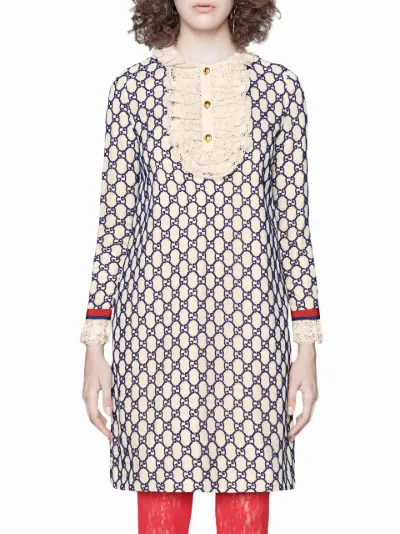 gucci macrame dress