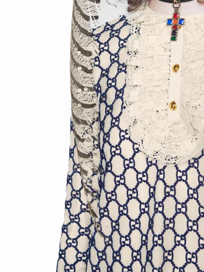 gucci macrame dress