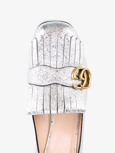 gucci marmont mid heels