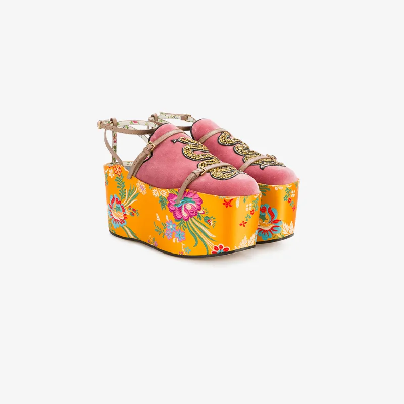 gucci slippers platform