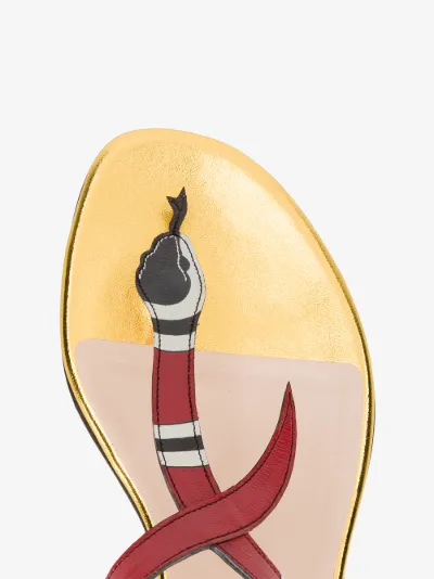 gucci snake flats