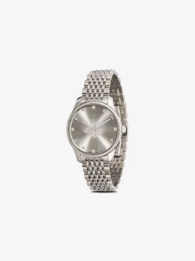 gucci g timeless watch silver