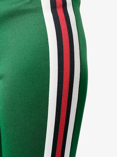 gucci striped jersey track pants