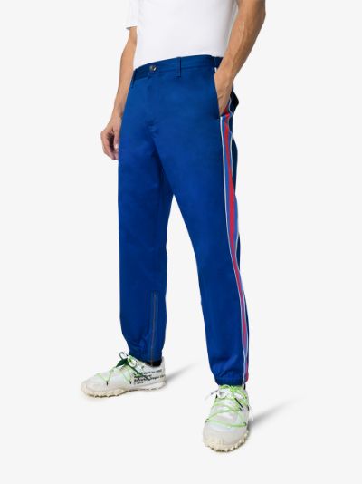 gucci track pants blue