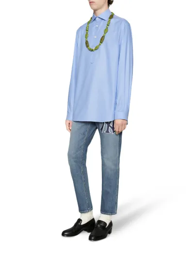 Gucci Tapered Yankees Logo Jeans | Eraldo.com US
