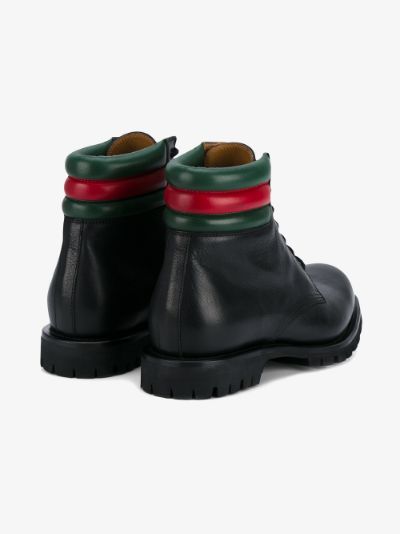 gucci military boots