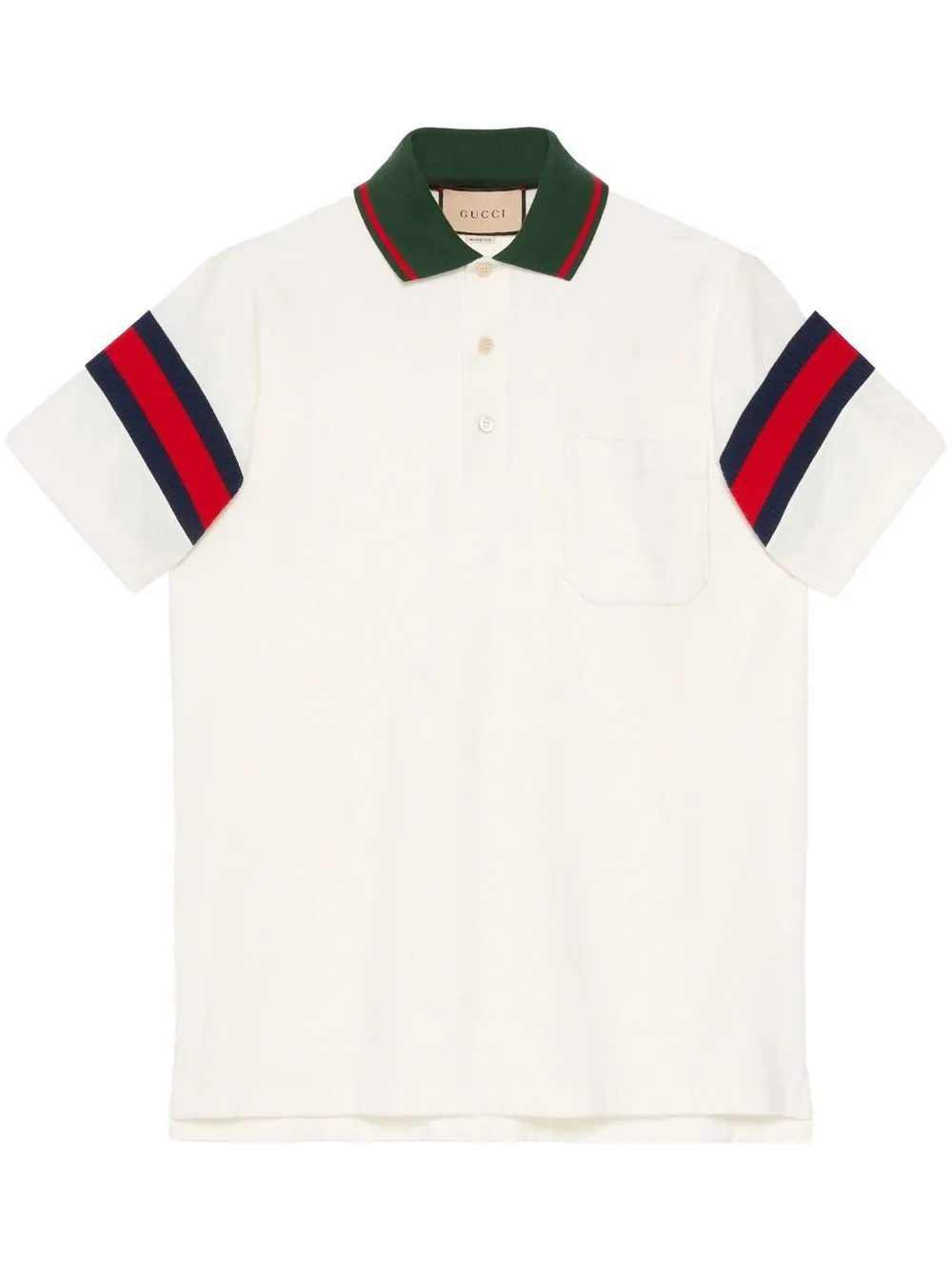 Gucci Web stripe jersey polo shirt Eraldo YE