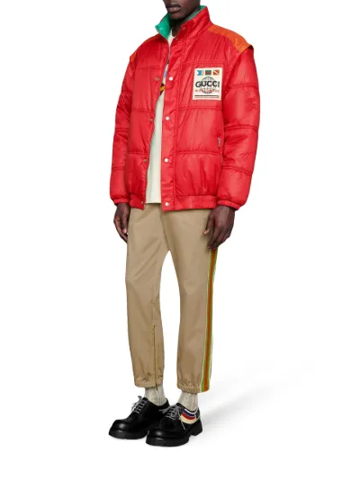 gucci red stripe pants