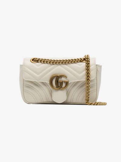 gucci mini marmont white