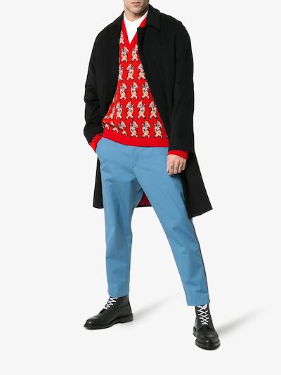 gucci pig cardigan