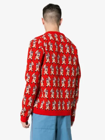 gucci pig cardigan