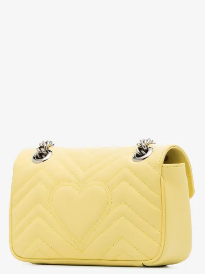 gucci marmont yellow bag