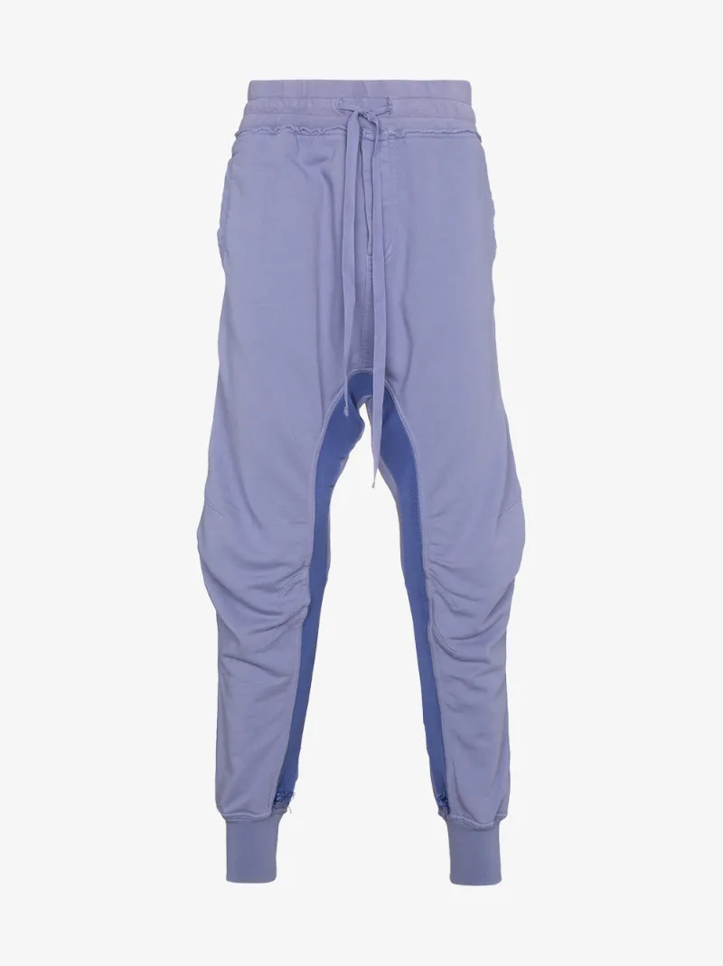 Haider Ackermann drop crotch biker sweatpants | Track Pants | Browns Haider Ackermann drop crotch biker sweatpants