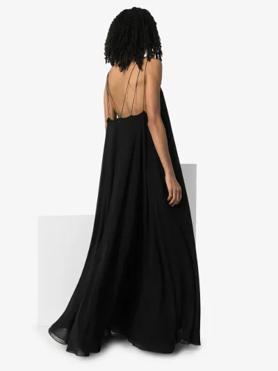trapeze maxi dress