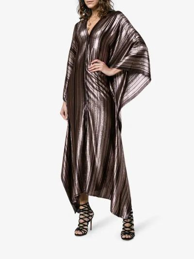 silk kaftan maxi dress