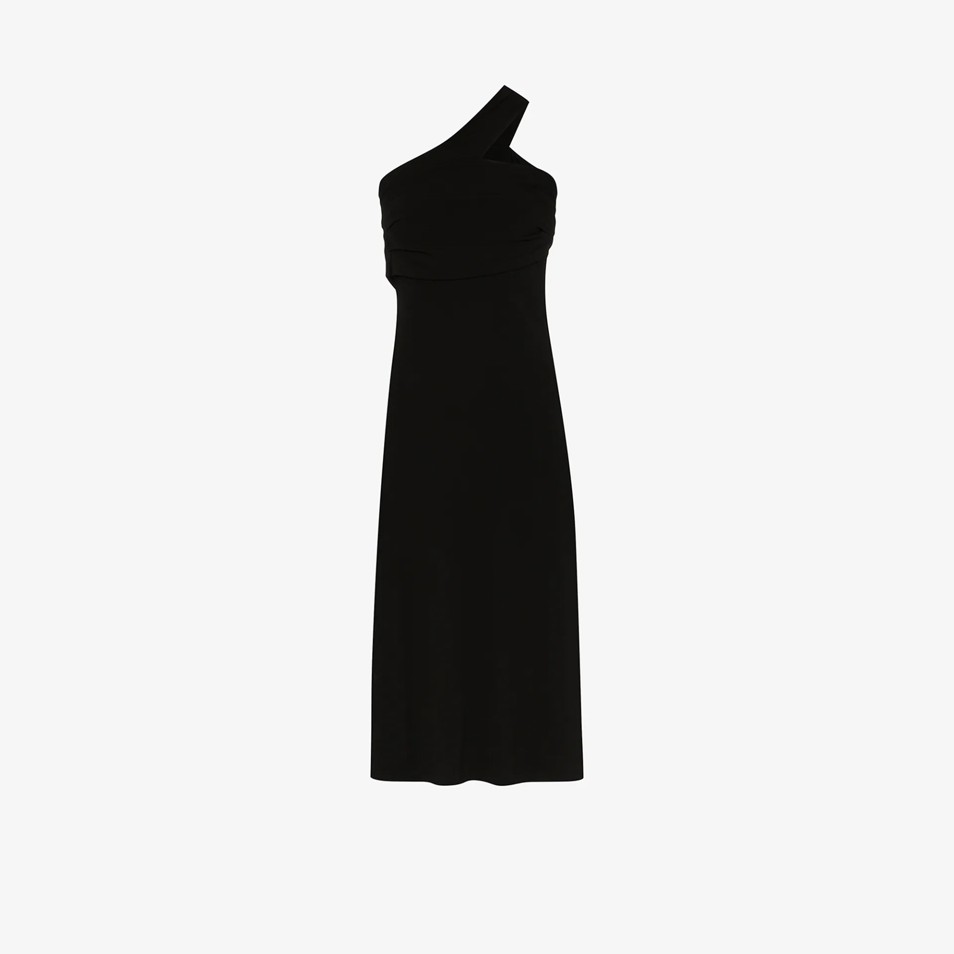 helmut lang one shoulder dress