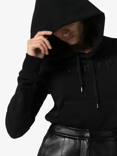 helmut lang hoodie black