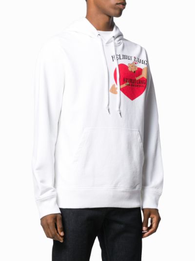 Helmut lang logo on sale hoodie