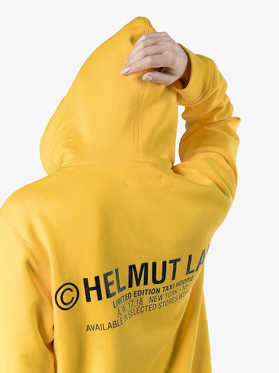 helmut lang hoodie yellow