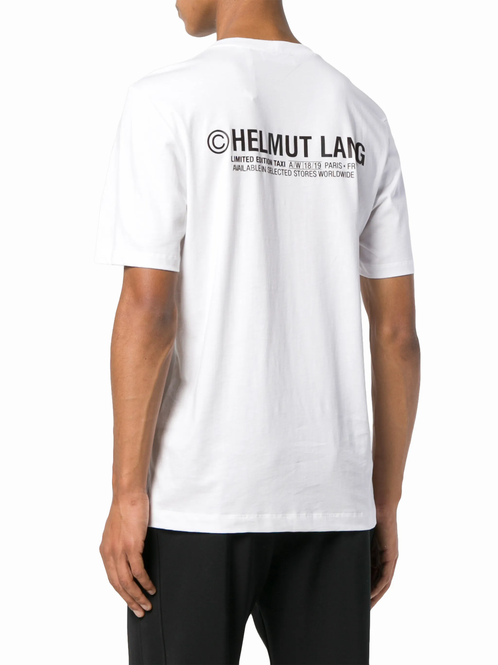 Helmut Lang - Taxi London Logo-Print Cotton-Jersey T-shirt