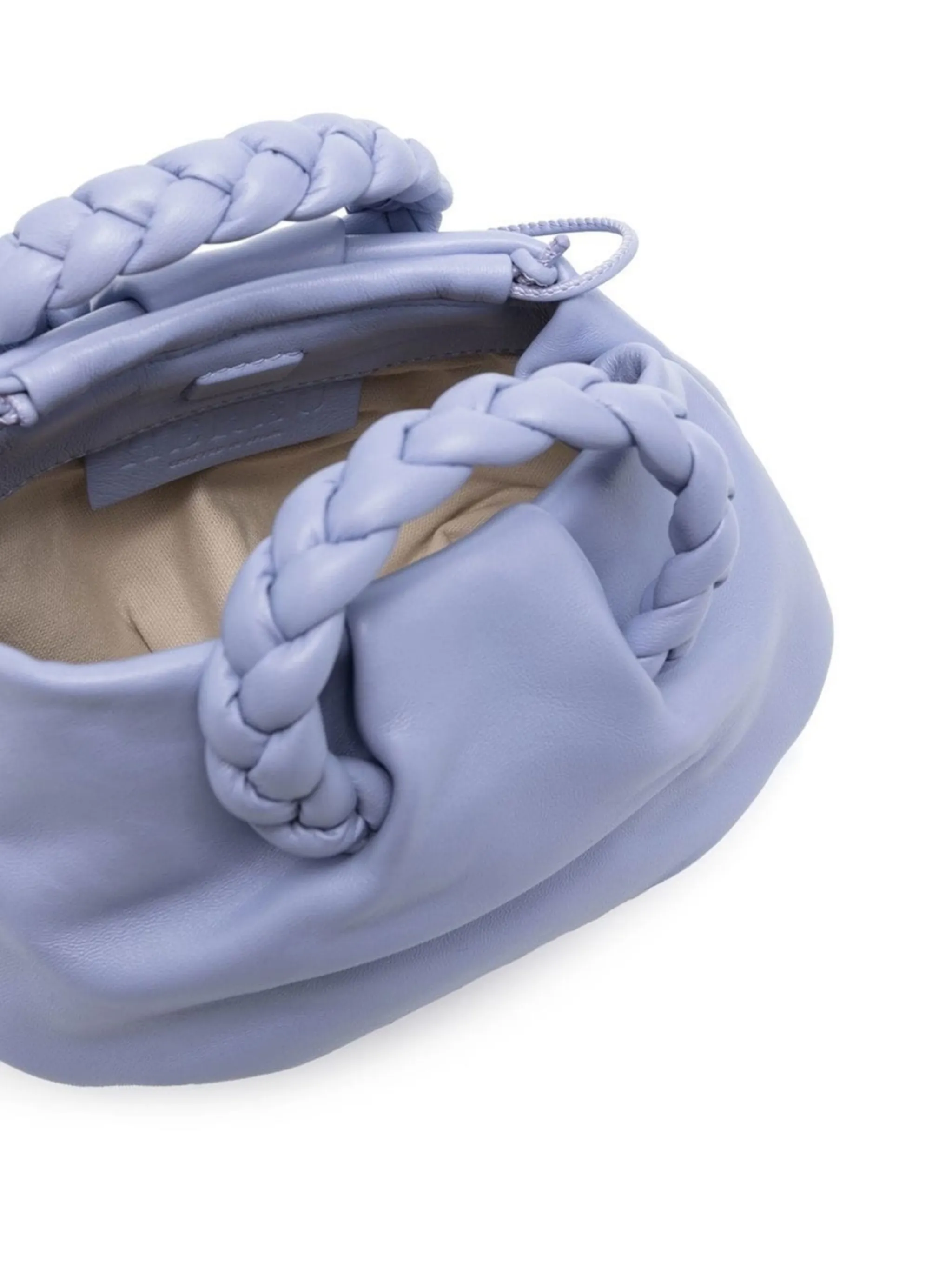 Bombon plaited leather crossbody bag Hereu