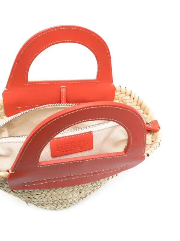 small straw tote bag Hereu
