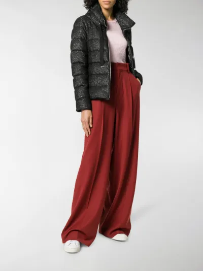 herno glow wool puffer coat