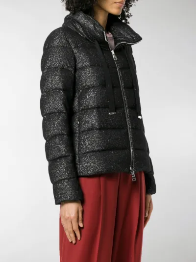 herno glow wool puffer coat