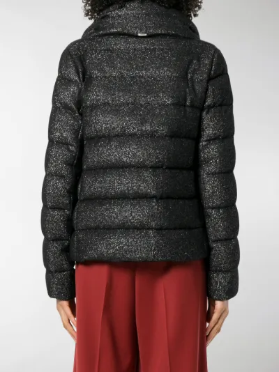 herno glow wool puffer coat