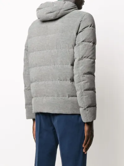 herno hooded padded jacket