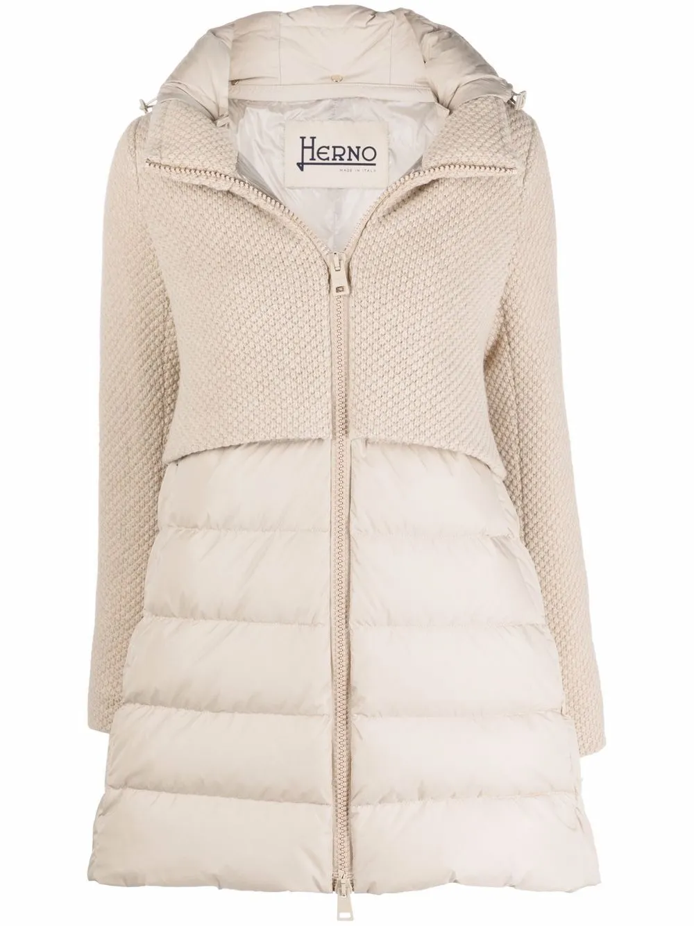 herno long padded coat