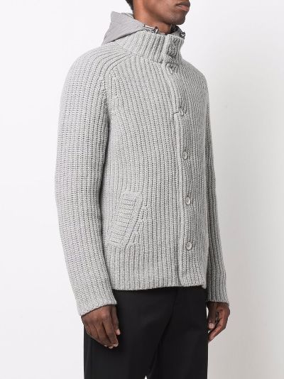 herno hooded cardigan