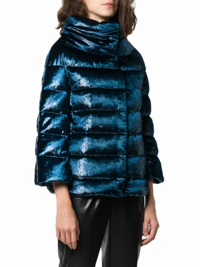 herno velvet puffer