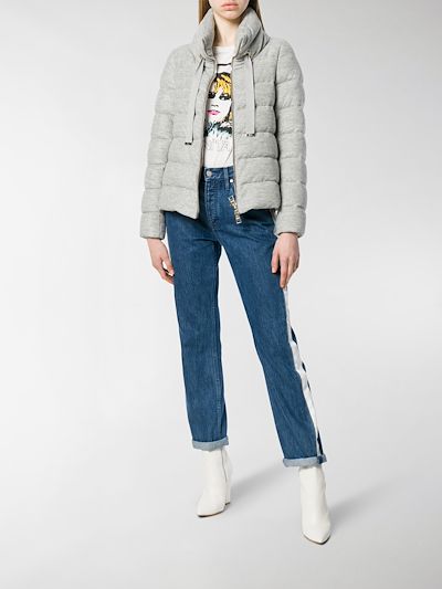 herno zipped padded jacket