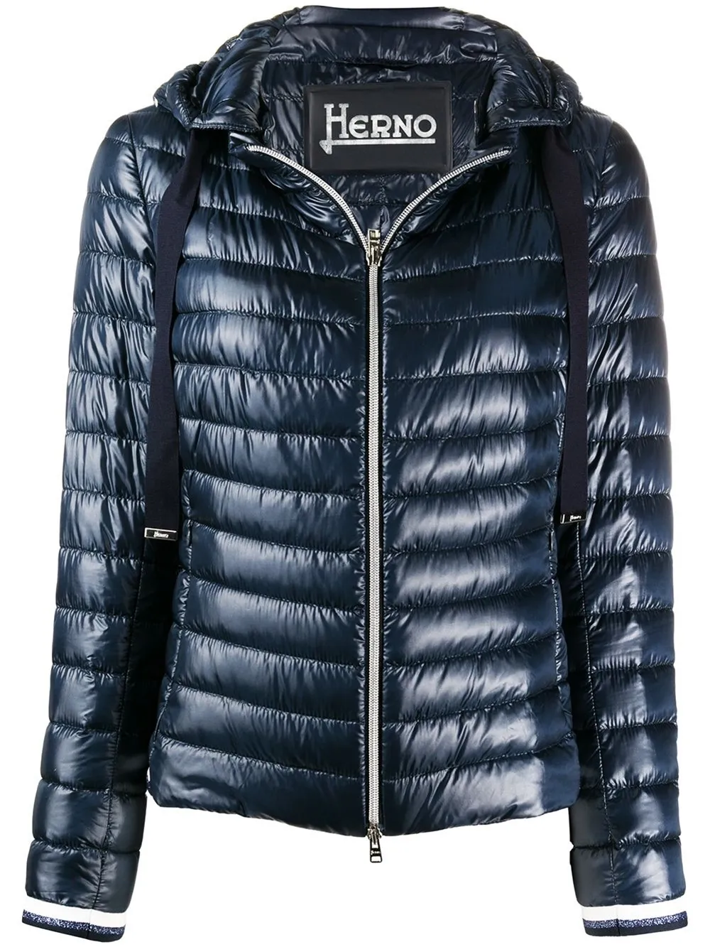 herno zipped padded jacket