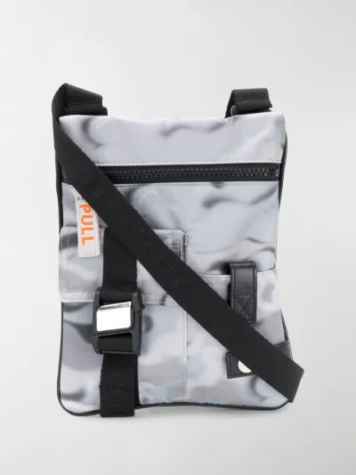printed messenger bag