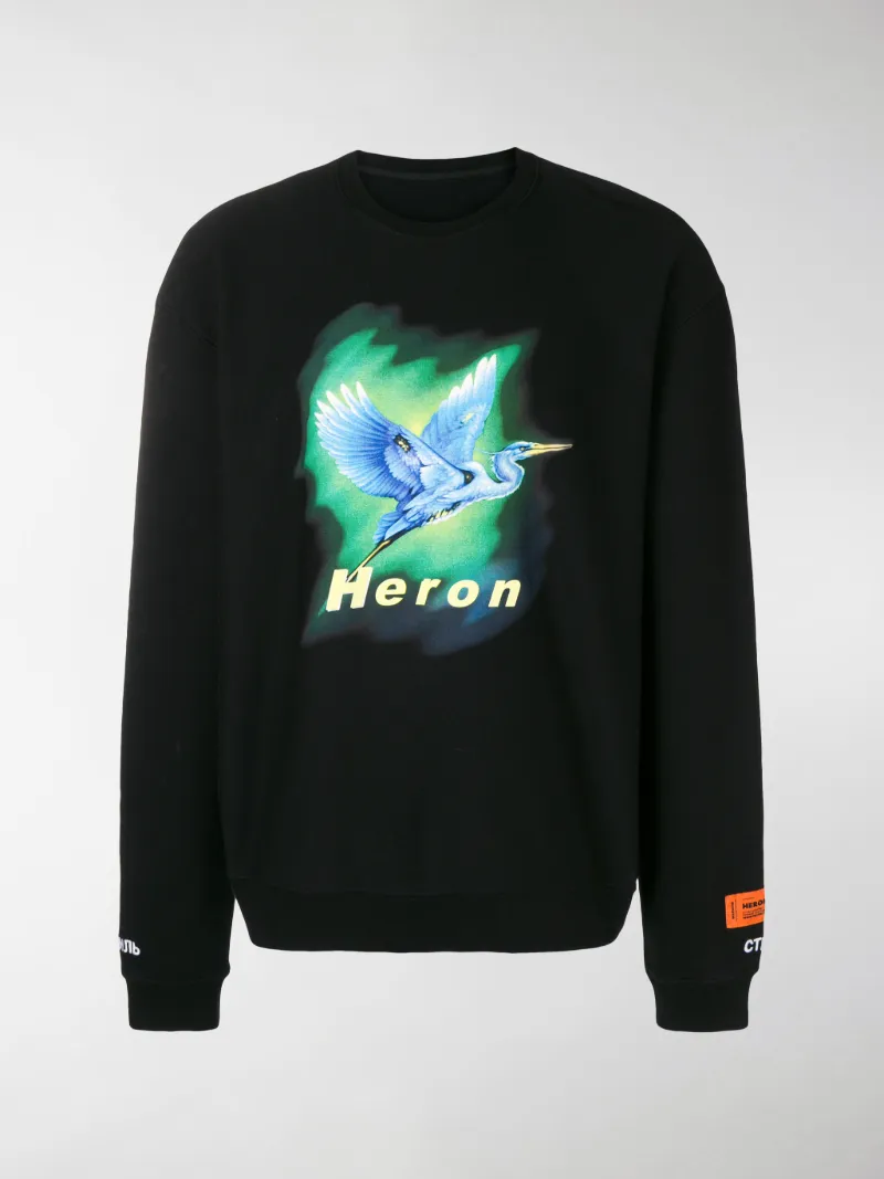 heron preston hoodie birds