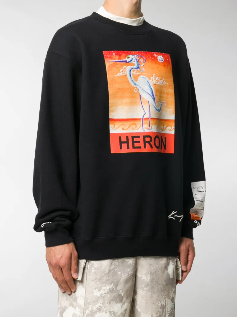 heron birds hoodie