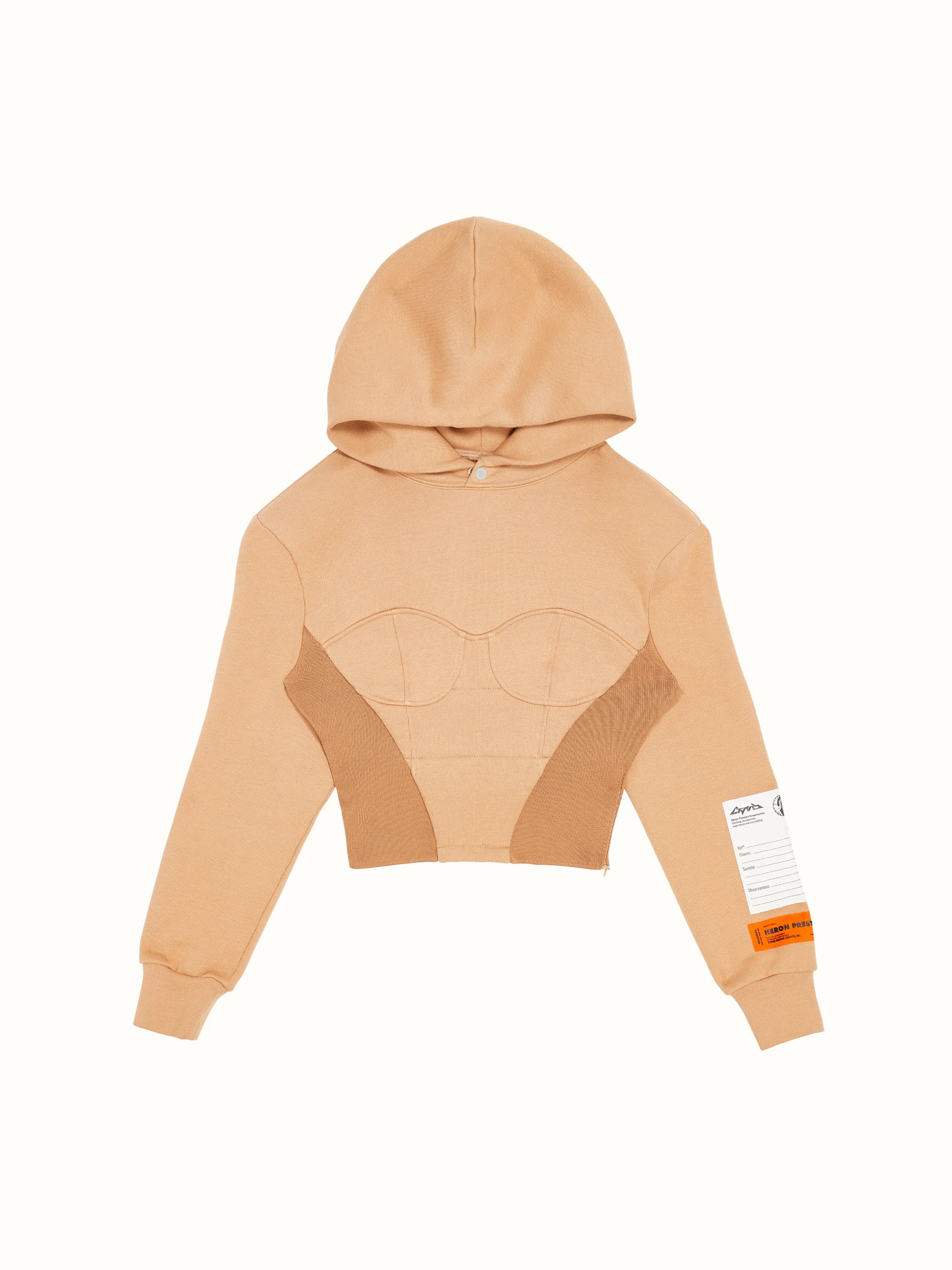 heron preston yellow hoodie