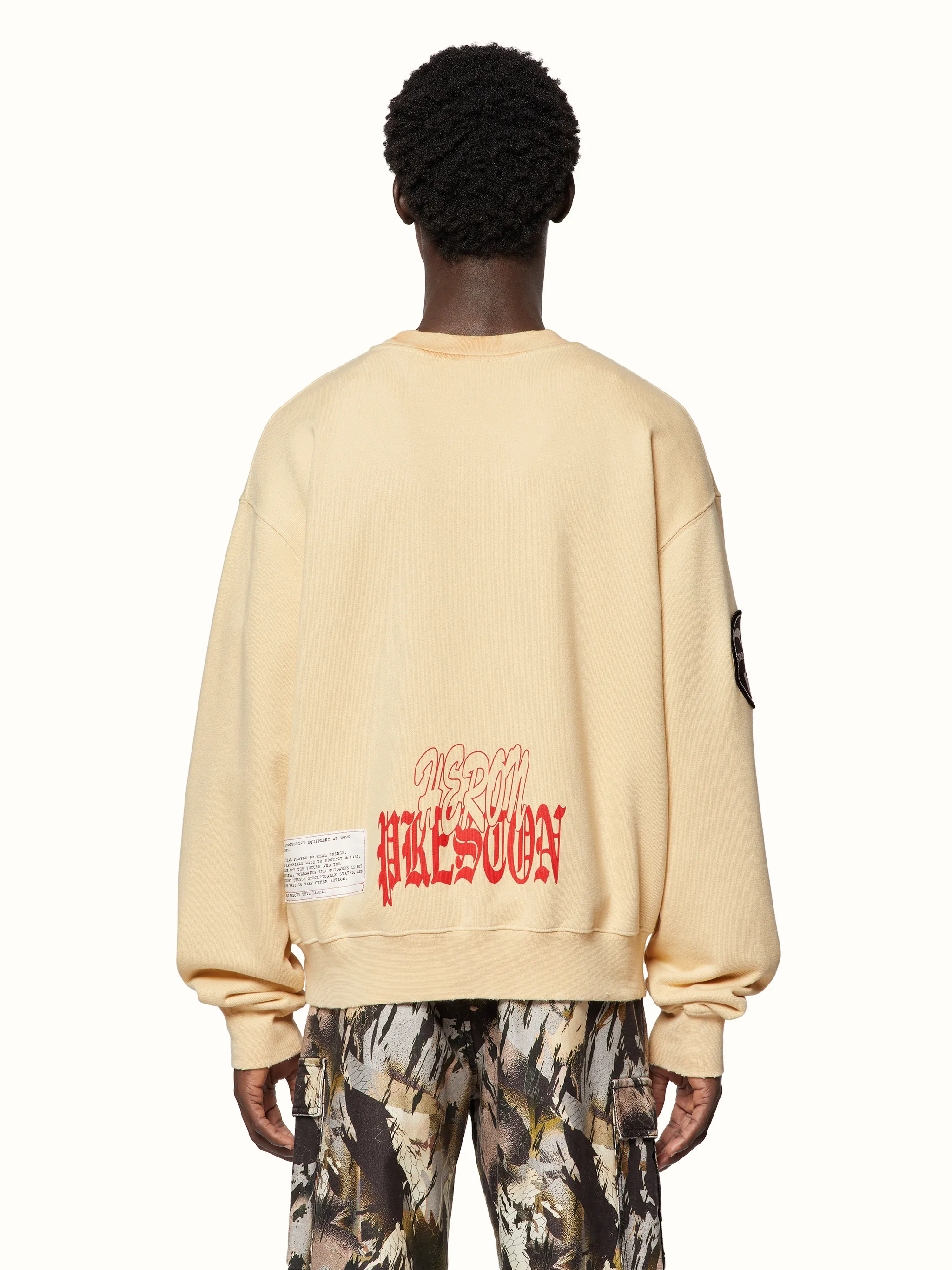 CREWNECK OS FLAMING SKULL