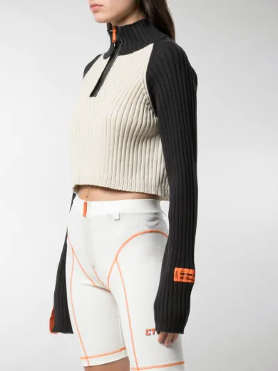 zip crop jumper