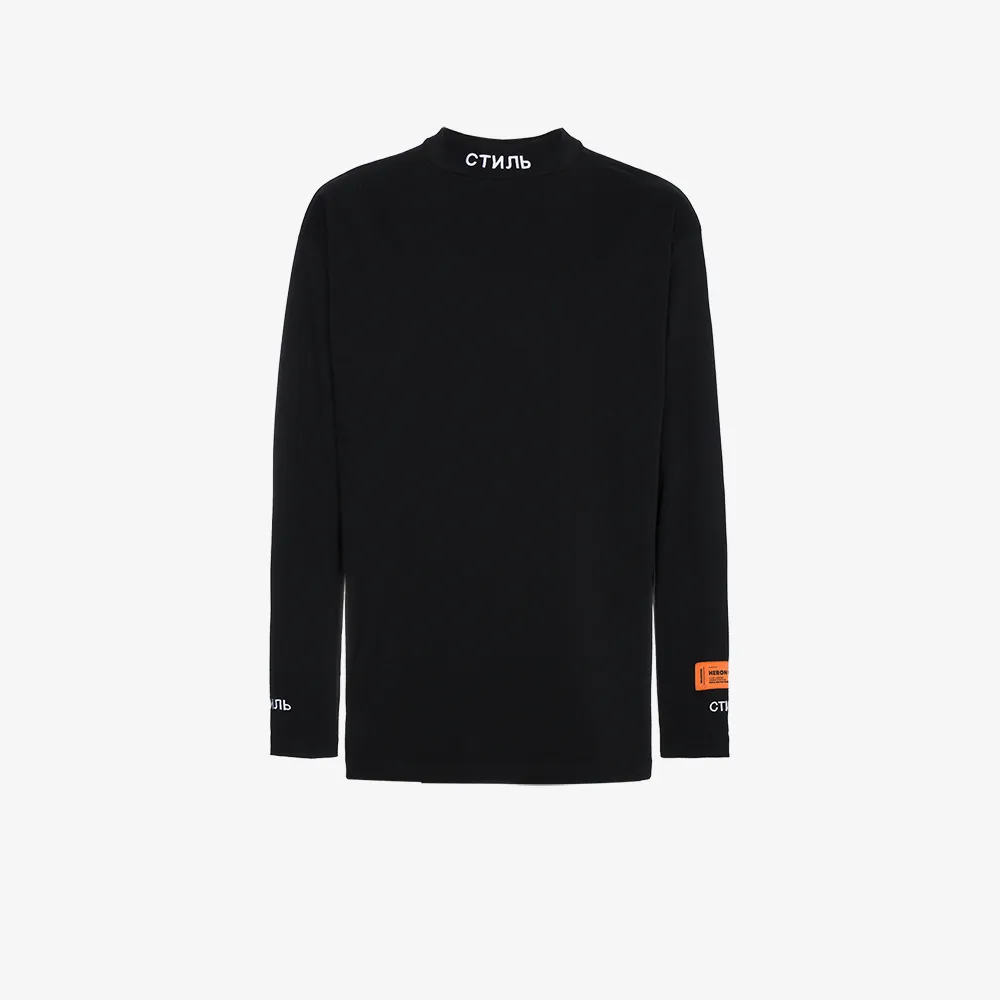 トップス Heron Preston TURTLENECK CTNMB Heron Preston CTNMB Turtleneck Cotton T-Shirt women