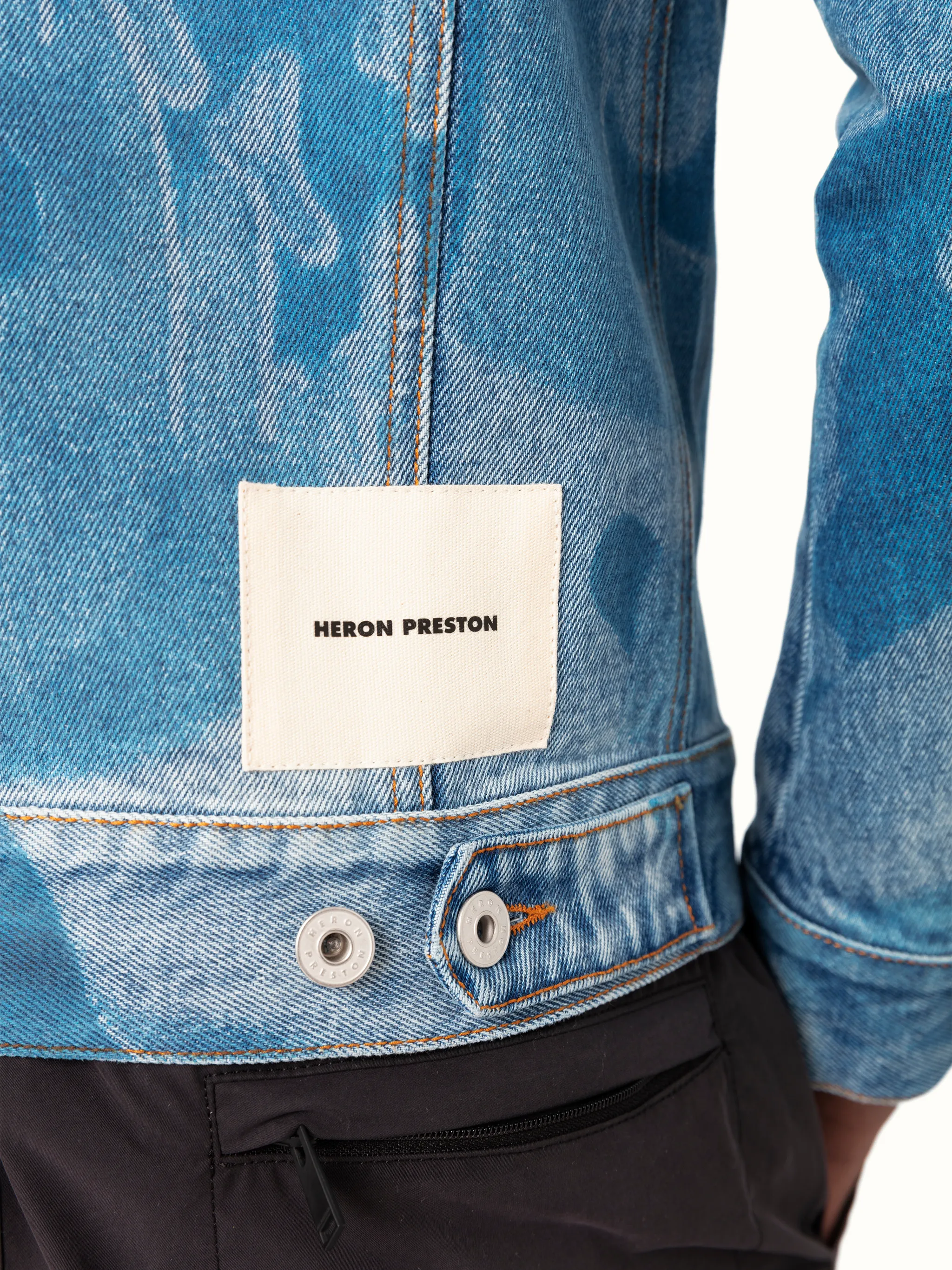 DENIM CAMOU JACKET
