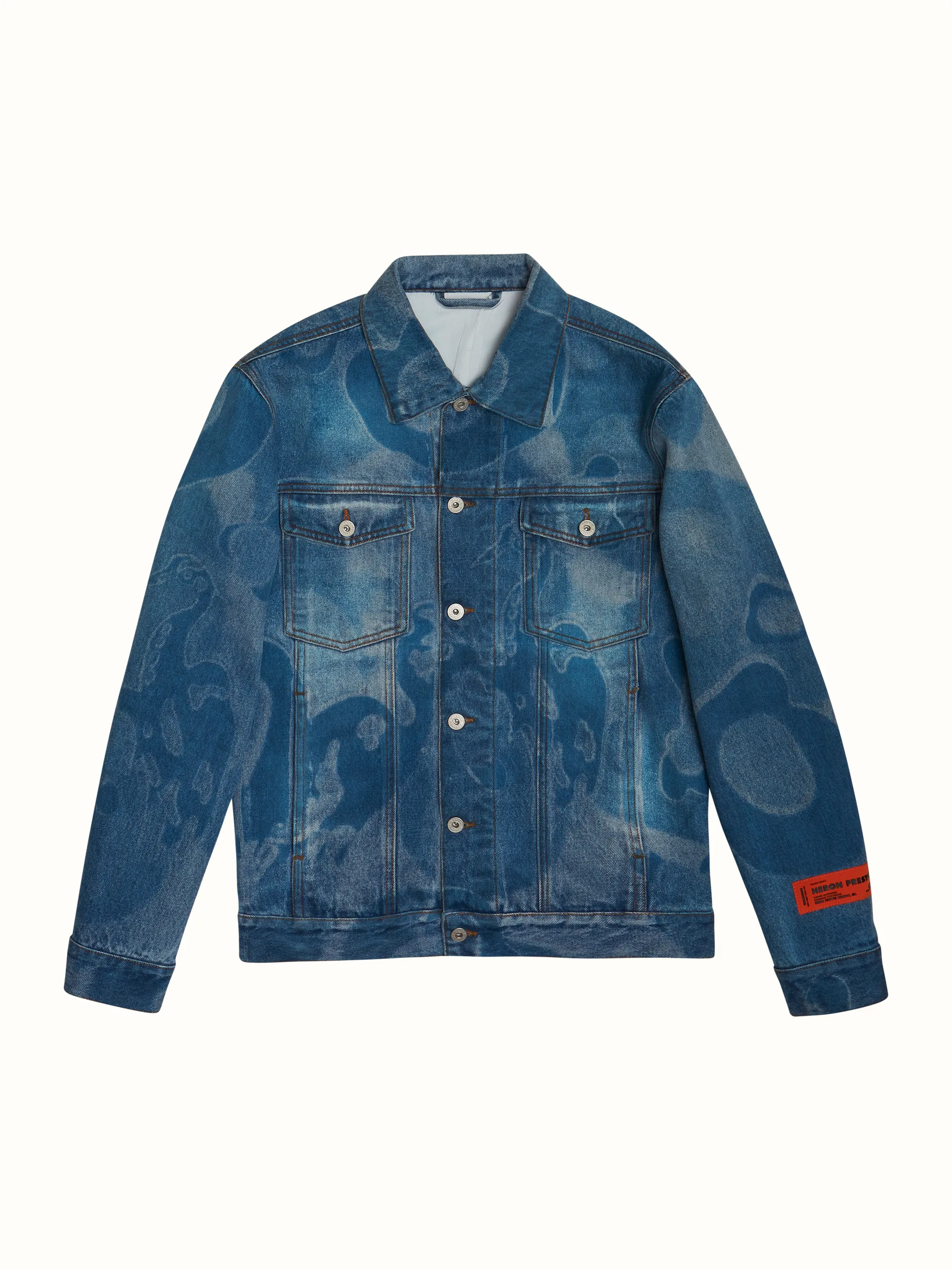 DENIM CAMOU JACKET