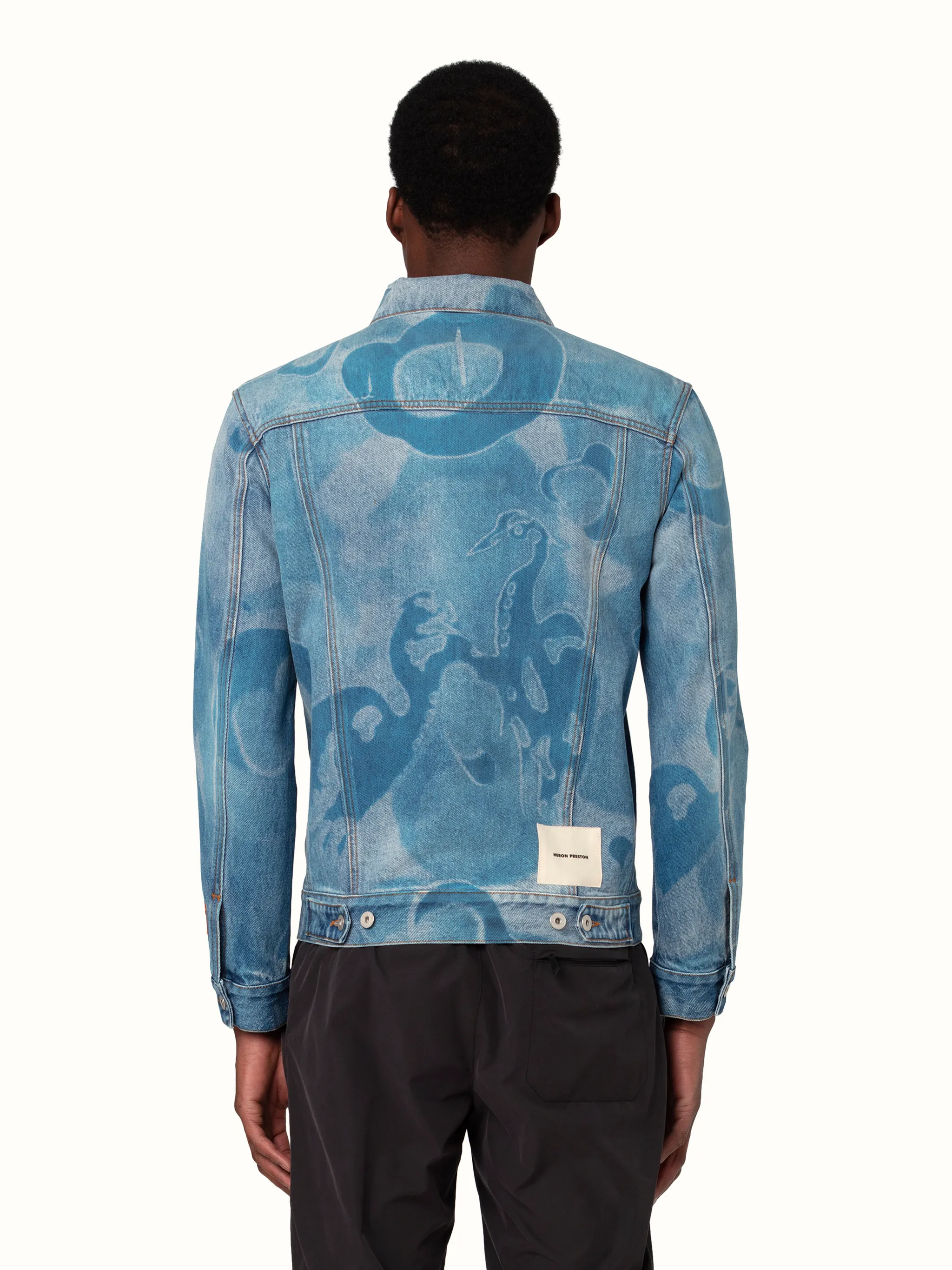 DENIM CAMOU JACKET