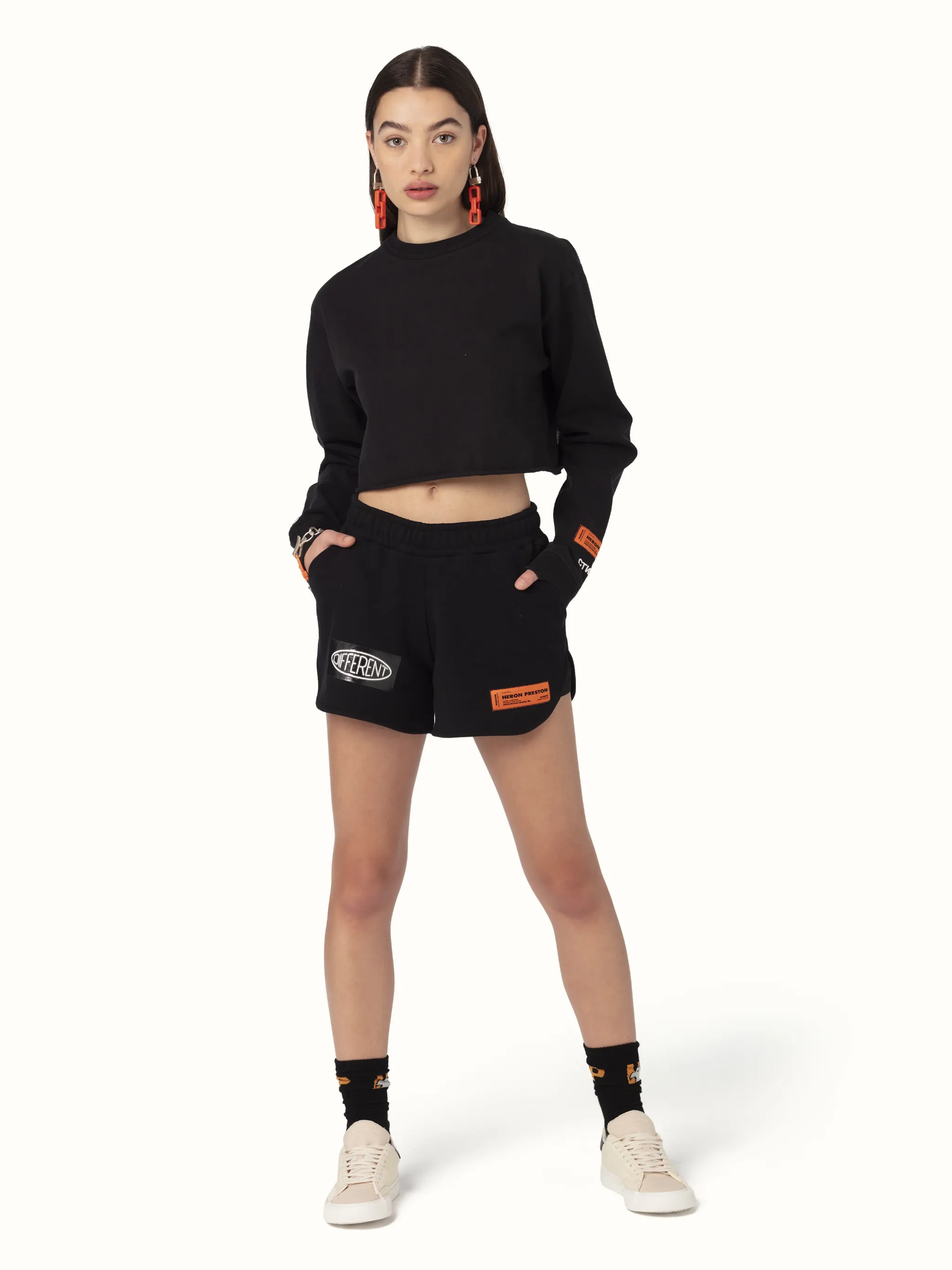 上質 オフホワイト レディース カットソー トップス Tops Black