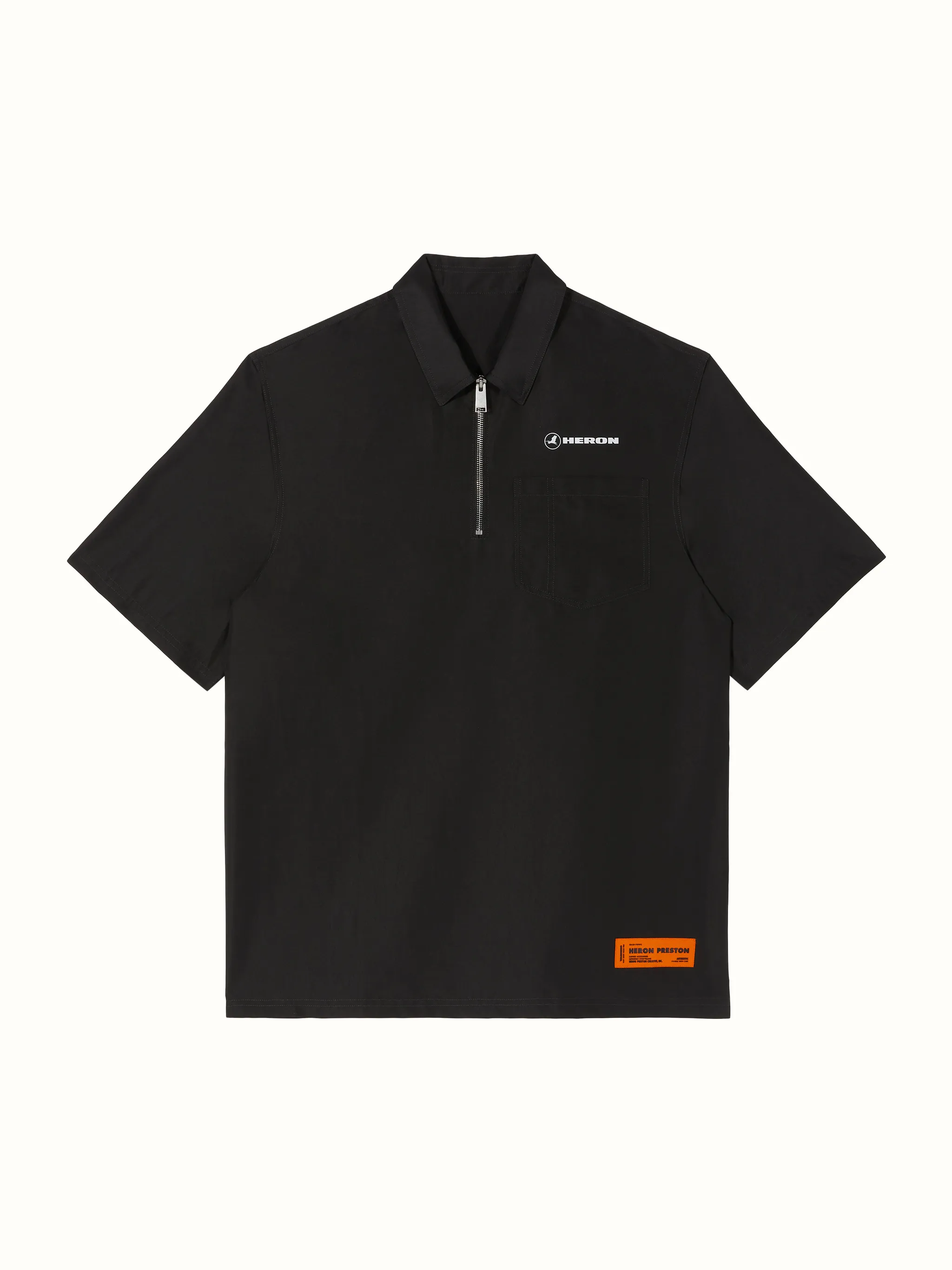 EX-RAY HALF ZIP SS NYL SHIRT