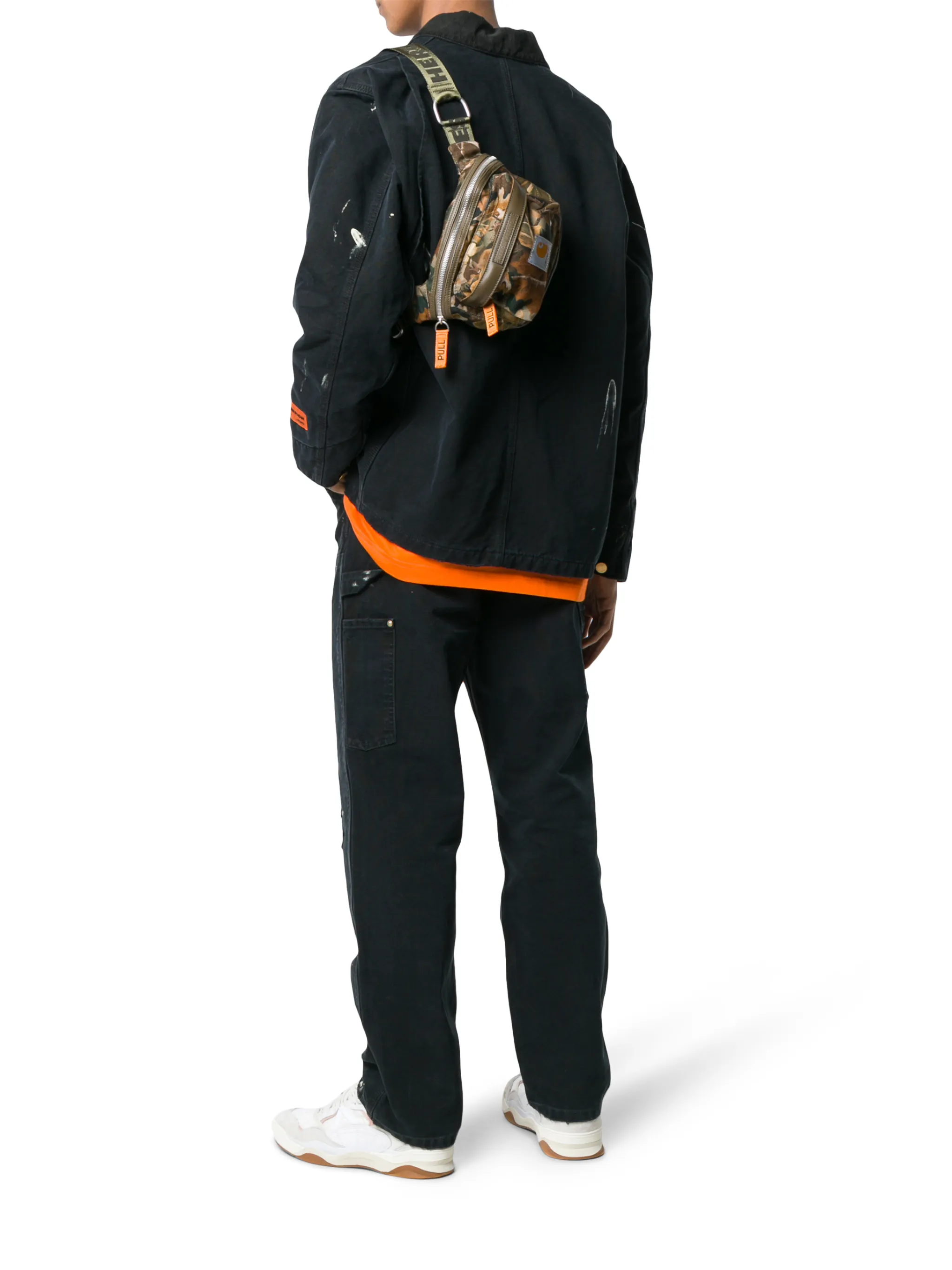 Heron Preston Heron Preston x Carhartt WIP leaf print bag