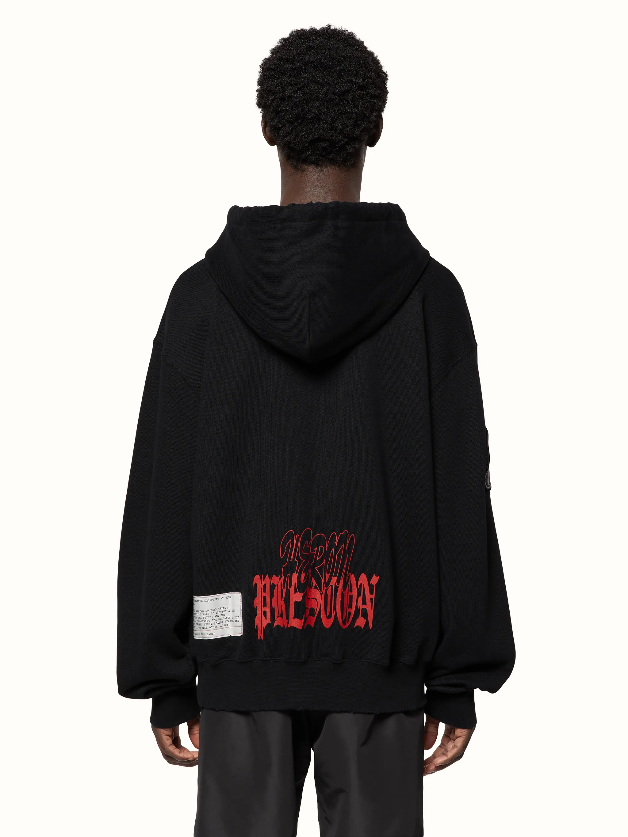 HOODIE FLAMING SKULL