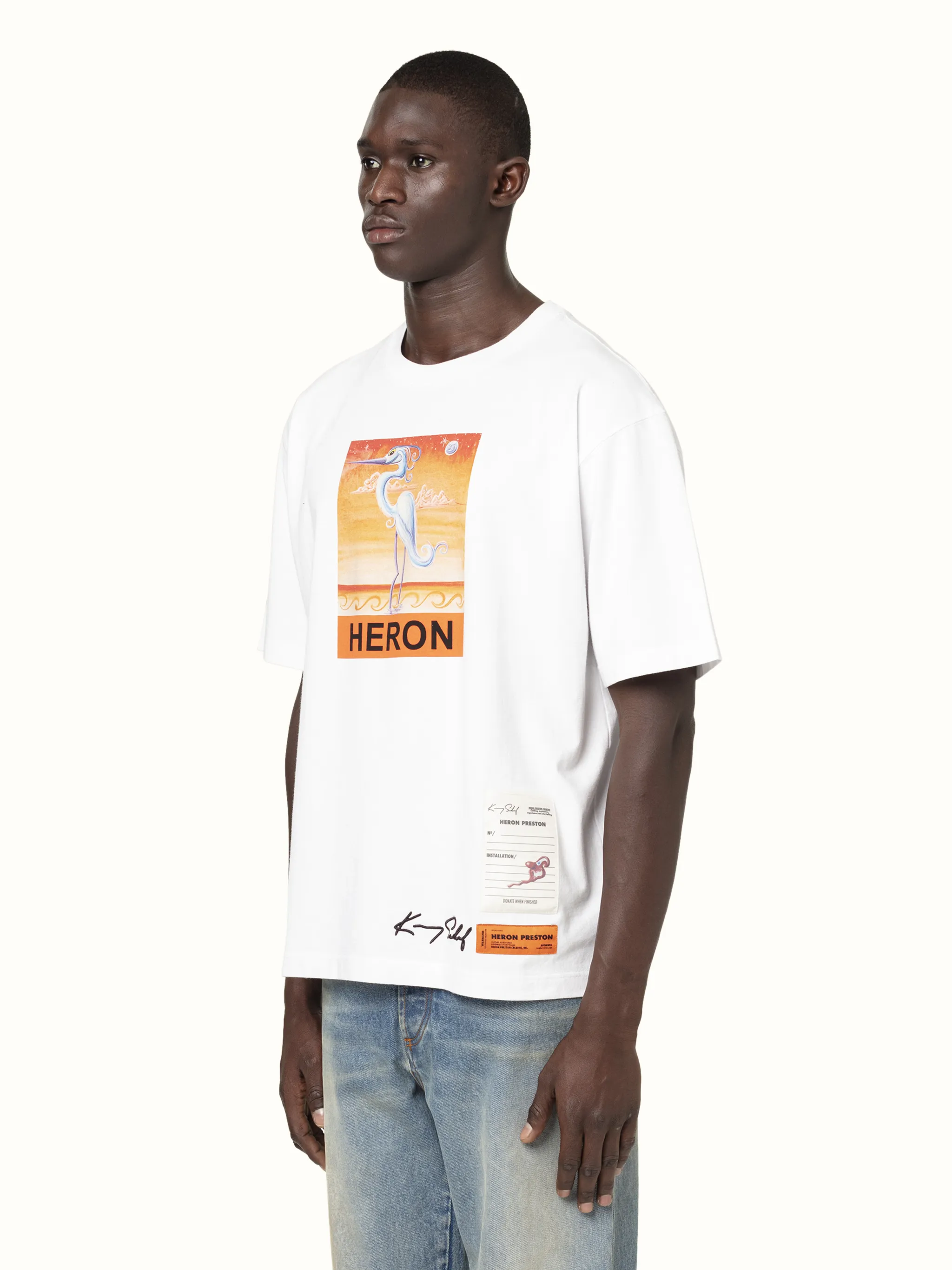 HP X KENNY SCHARF S/S T-SHIRT | HERON PRESTON® Official Site